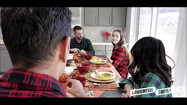 - Two Hot Teen step Jasmine Grey And Naomi Blue Decide To Swap Fuck Each Others Depressed '_s During Thanksgiving Dinner Part 2