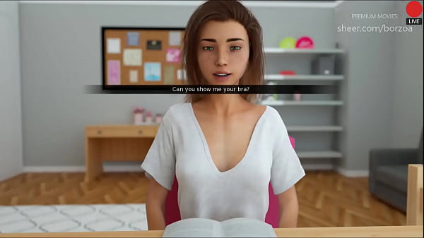 59 - Sto guardando la mia sorellastra masturbarsi attraverso una webcam. Viene quasi catturata dalla mamma. (Doppiaggio - Milfy City)