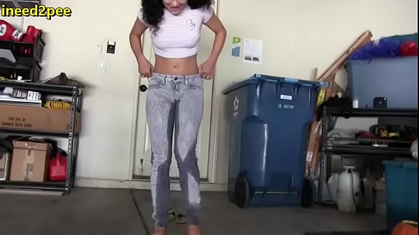 desperate to pee girls can'_t hold it and piss themselves