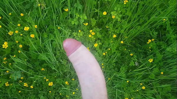 19Yr Masturbates Outside And Finishes Everywhere (Big Cock)