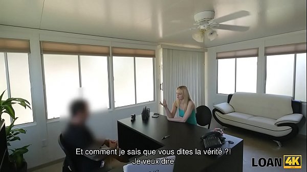 LOAN4K. Hot Allie donne le vagin pour clouer &agrave_ un mec dans un bureau de pr&ecirc_t