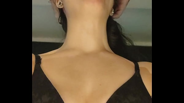 Intense POV: Debora Mendes does reverse oral riding in black panties with cumshot on the outside at the motel