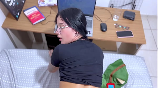 Stunning Young Girl has fun