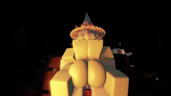 2 zorras brujas reciben creampied