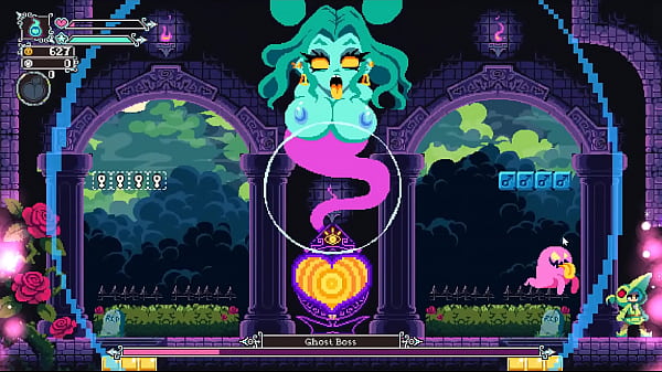 Flip Witch [Pixel HENTAI Game] Ep.13 spagnola con un cazzo mostruoso e sborrata facciale!