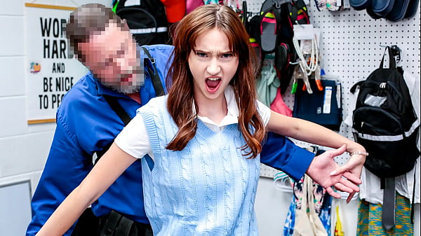 Mall Officer Won'_t Let the Teen Go without He Hardcore Punishment - Fuckthief