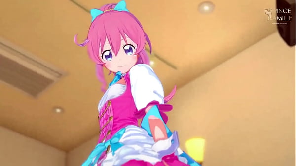 Incontro e saluto nello spogliatoio dell'idolo Mirai Momoyama - Kiratto Pri Chan