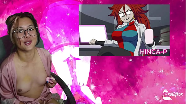 FILL ME UP LIKE HOW HE DID ANDROID 18 - Reacting To Hinca P'_s Perfect Cell ExotiqFox Solo Gooner Girl Masturbation