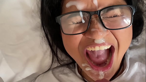 Attractive Teen Girl strips in cumshot