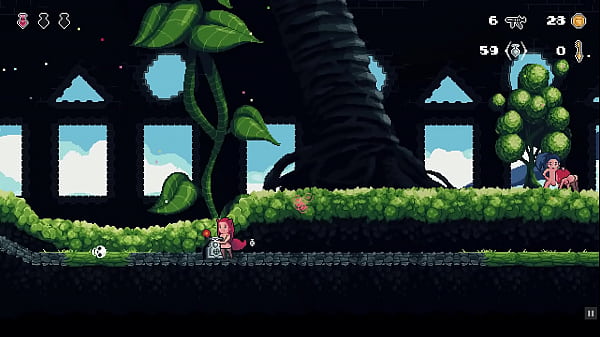 Metal Plug [Side Scroller Hentai-Spiel] Ep.2 Riesiger lila Dildokampf