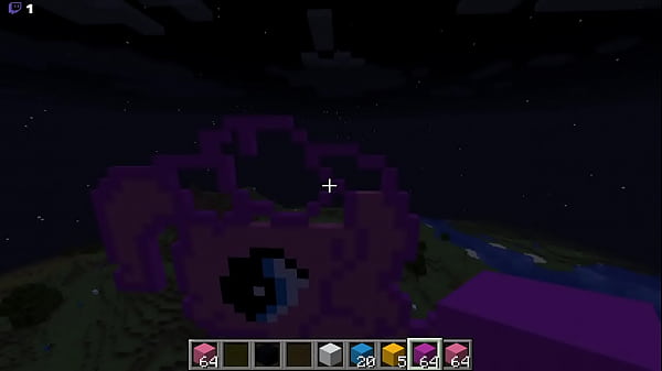 BUILDING HOT PINKIE PIE PIXEL ART IN MINECRAFT