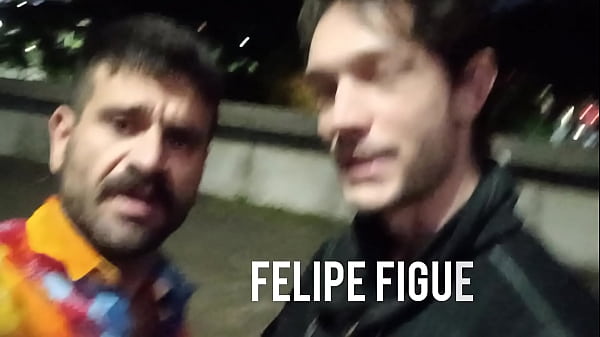 Felipe Figueira e Fernando Brutto trepam gostoso no meio da rua. Completo no RED