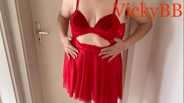 Hot Blonde amateur teen deepthroating cock VickyBB