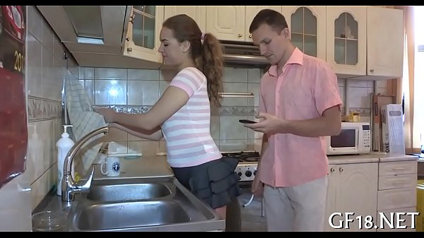 Sexy teen Teen has fun